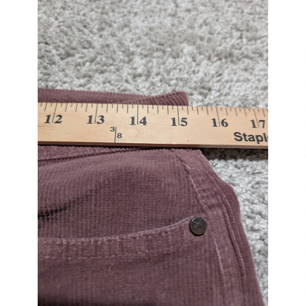 Corduroy Pants Womens 28 Mauve Wide Leg High Rise 30x25 Boho‎ Retro 70s